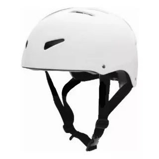 Capacete Para Skate Bike Patins Patinete Adulto P M Ou G Cor Branco