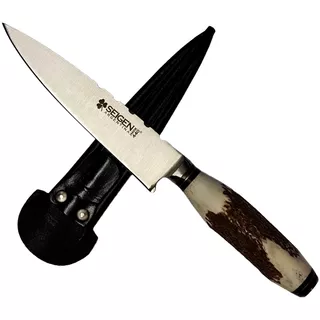 Cuchillo 15cm Seigen Acero Inoxidable + Vaina De Cuero