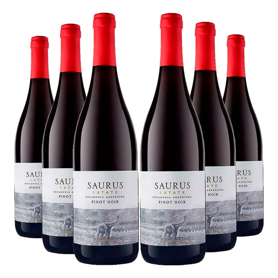 Vino Saurus Estate Pinot Noir Caja X 6 X 750ml.