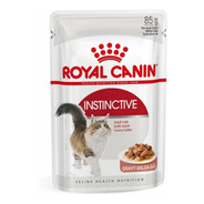 Alimento Royal Canin Feline Health Nutrition Instinctive Para Gato Adulto Sabor Mix Em Sachê De 85g