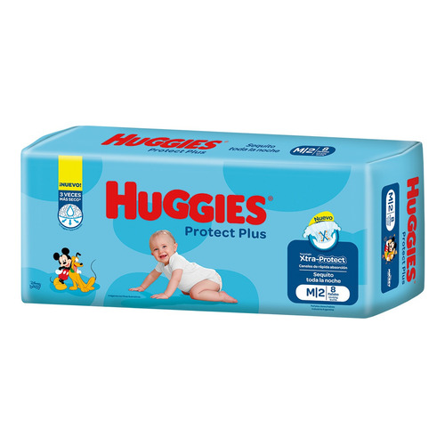 Pañales Huggies Protect Plus  M