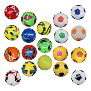 24 Bolas De Futebol Campo Couro Sintético Tamanho 5 Atacado Cor Coloridas