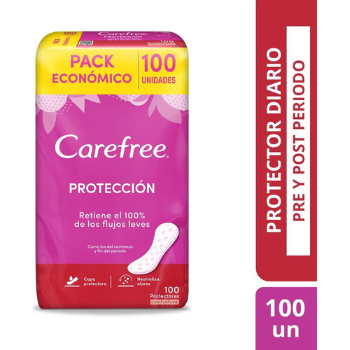 Protectores Carefree® Protección X 100 Und