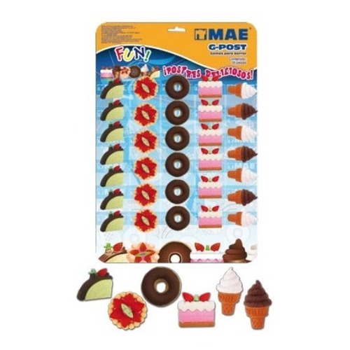 Goma Mae En Figura De Postres Blister C/35 G-post /v