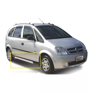 Spoiler Lateral Meriva 02/12 Preto Prata Tgpoli O Melhor