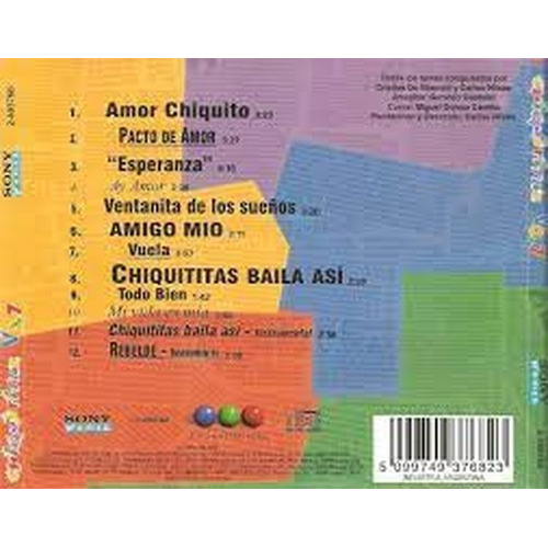 Chiquititas Vol 7 Cris Morena Cd Cerrado