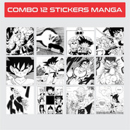 Sticker Dragon Ball - Combo X 12 Sticker Manga - Animeras