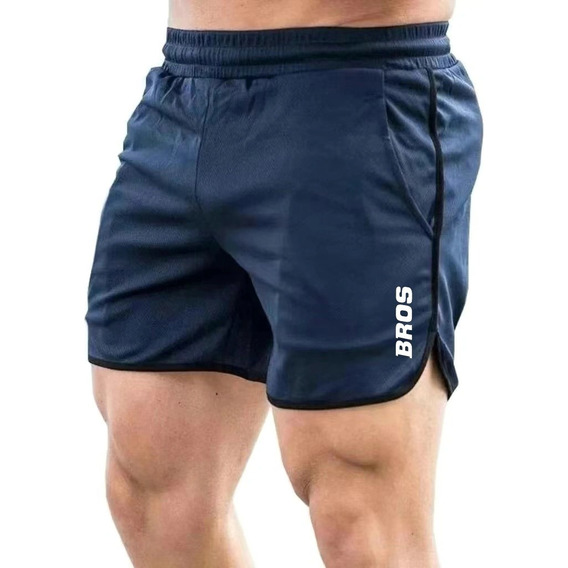 Gym Slim Fit Sports Shorts Elástico Cómodo Corriendo De Moda