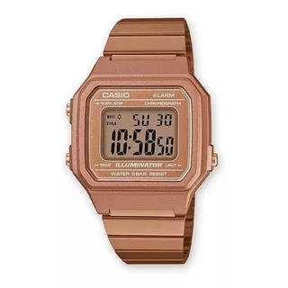 Reloj Casio B650wc-5aef Colección Herren-armbanduhr, Rosado Color De La Correa Rosé Gold Color Del Bisel Rose Gold Color Del Fondo Gris