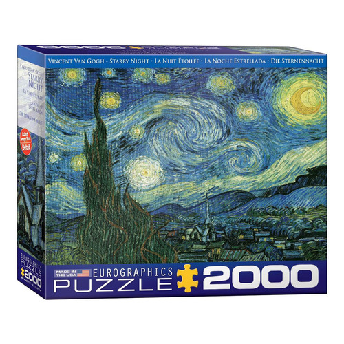 Van Gogh Noche Estrellada Rompecabezas 2000 Pza Eurographics