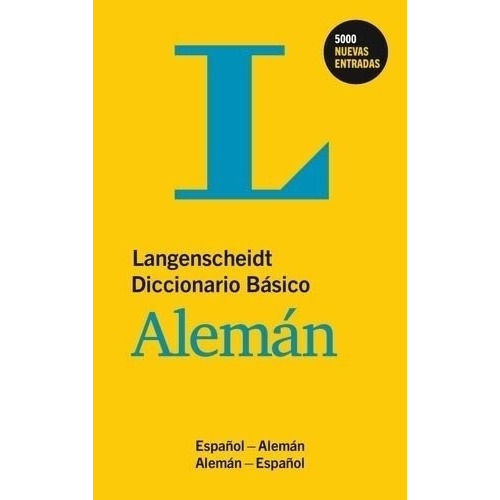 Langenscheidt Diccionario Basico Aleman-español Nva.edicion, De No Aplica. Editorial Klett, Tapa Blanda En Alemán, 2015