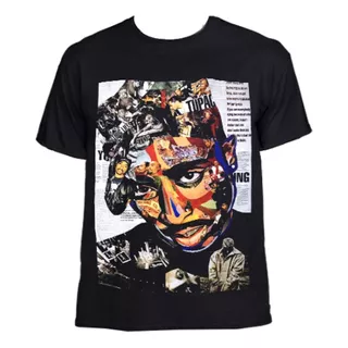Camiseta Estampada Unisex Tupac Shakur 2pac Hip Hop Rap