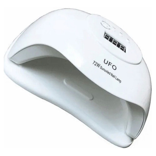 Lámpara Led-uv Uñas Gel Profesional Secado 72w Ufo Sensor Color Blanco