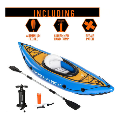 Kayak Inflable Bestway Champion 1 Persona Playa Rio Con Remo