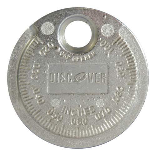 Calibrador Moneda P/bujias 0.020 010, 0.6 -2.4 Discover 1730