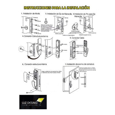 Cdl-201p Cerradura Digital C/huella Commax Sistema Push Pull