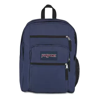 Mochila Urbana Jansport Big Student Color Azul Diseño Liso 34l