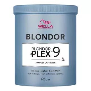 Kit Polvo-decolorante Wella  Blondor Decolorante Wella Blondor Plex Multi Blonde Tono 9 Tonos 9vol. Para Cabello