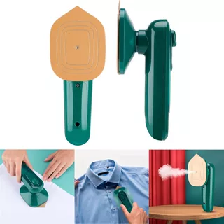 Mini Ferro De Passar Portátil Para Viagem Cabe Na Mala Roupa Cor Verde 110v/220v