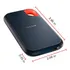 Disco Duro Solido Externo Sandisk 2tb Extreme Pro V2 2000mbs Color Negro