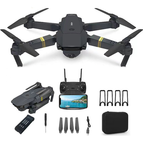 Mini Drone E58 Wifi Fpv Con Cámara 4k Rc Quadcopter Pro Rtf