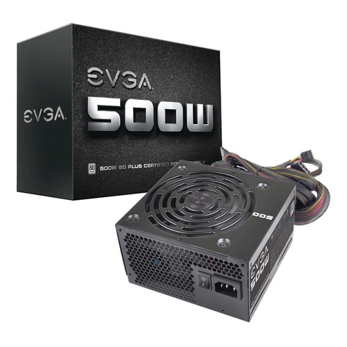 Fuente Evga 500w 80 Plus White Fuente 80 Plus Color Negro