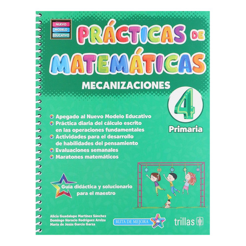 Prácticas De Matemáticas 4, Primaria: Mecanizaciones Trillas