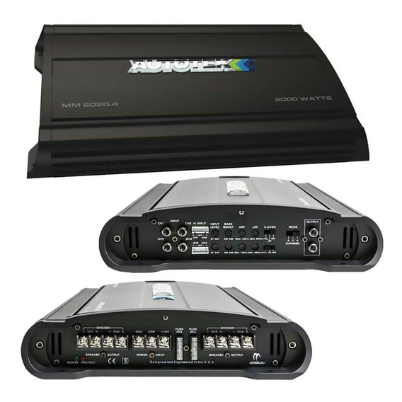 Amplificador Autotek Mm2020.4 2000w 4 Canales
