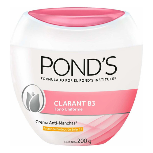 Crema Facial Anti - Manchas Pond's Clarant B3 Fps 15 200 G Tipo de piel Mixta