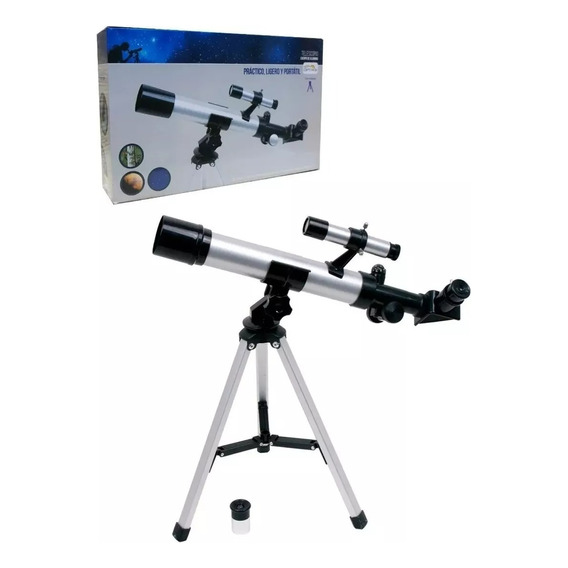 Telescopio Refractor Ligero Aluminio Con Trípode Optiks 2316