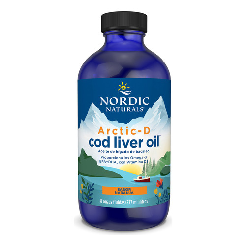 Arctic-d Cod Liver Oil / Vitamina D3 / Omega 3 Sabor Bacalao