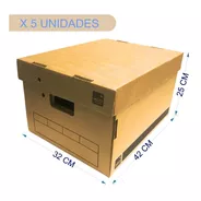 Caja Archivo M&d 406 C/tapa Súper Reforzada 42x32x25 X5und 