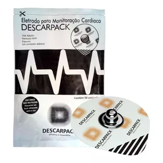 Eletrodo Para Monitorização Cardíaca 50 Un - Descarpack