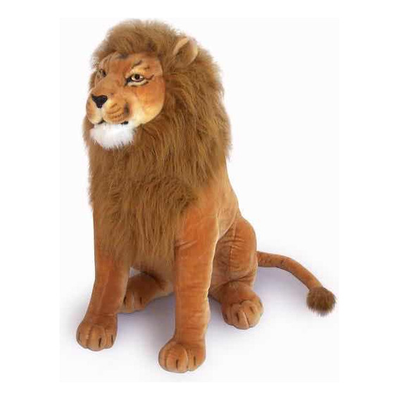 Peluche Leon Grande Sentado Numi 72 Cm Animales Realistas