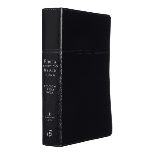 Biblia de estudio Ryrie ampliada RVR60 - Duo-tono negro, de Charles C. Ryrie. Editorial Portavoz, tapa blanda en español, 2017