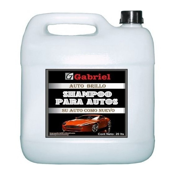 Shampoo Para Lavaderos De Autos 20 Litros Ahora Mas Espuma