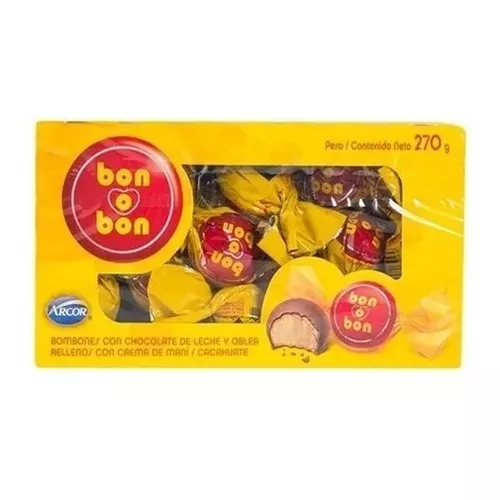 Comprar Bon O Bon Rellenos De Chocolate Leche Arcor - 270Gr