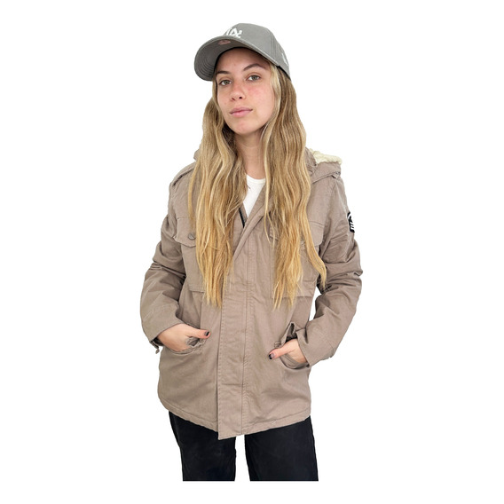 Customs Ba Camperas Mujer Parka Gabardina Campera Lond