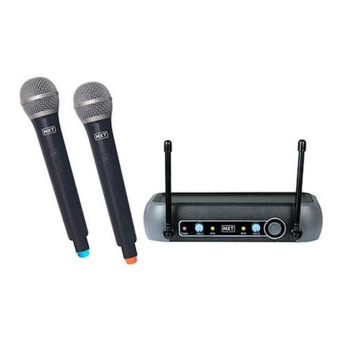 Microfones MXT UHF-202 Dinâmico Dinâmicos cor preto