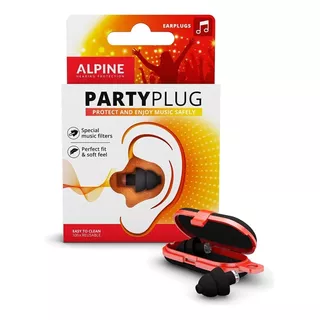 Alpine Party Plug - Protetor Plugue Auricular - Festa Snr Db Cor Preto