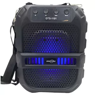 Parlante Portatil Bluetooth Usb Sd , Salida De Microfono Retroiluminado Luz Led Radio Fm Con Correa De Tralado Greatnice Gts1191 , Imprresionante Sonido Y Portabilidad