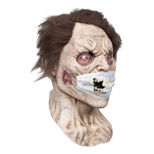 Máscara Zombie Doctor Halloween 26917 Color Beige
