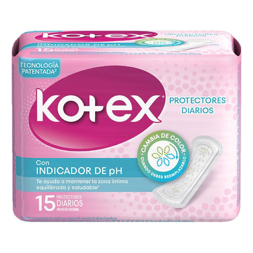 Protectores Kotex Indicador Ph Normal - Und