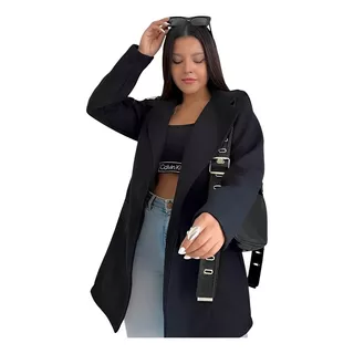 Tapado Mujer De Paño Saco Trench Abrigo Blazer Premium