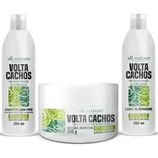 Kit Volta Cachos All Nature Estimulador De Cachos