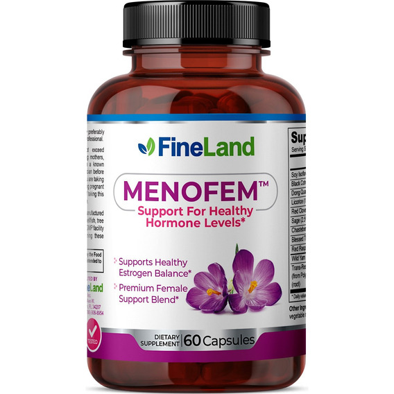 Suplemento Cápsula Fineland Menofem Nivel Hormonal Saludable