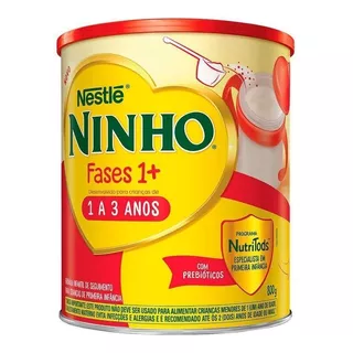 Fórmula Infantil Em Pó Sem Glúten Nestlé Ninho Fases 1+ En Lata De 800g