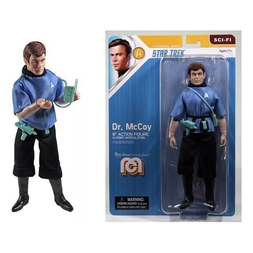 Figura Dr Mccoy Star Trek Mego 20cm Articulado M4e