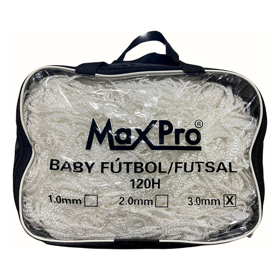 Red Baby Fútbol / Futsal Maxpro - Malla - 3 X 2 X 1 M - Pro