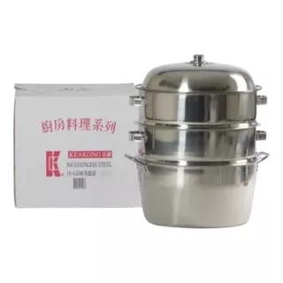 Vaporera Acero Inox 45 Cm | Origen Taiwan